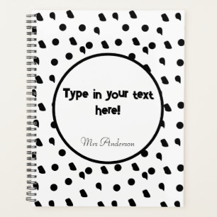 personalised binder,boho binder,modern boho custom planner