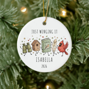 Personalised Bird Lover Ornament