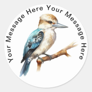 Personalised Bird  Stickers Kookerburra