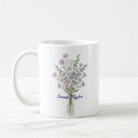 Personalised Birth Flower Aster Custom