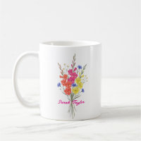 Personalised Birth Flower Gladiolus Custom