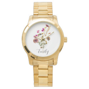 Personalised Birth Flower Watch