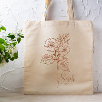 Personalised Birth Month Flower February Rust