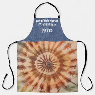 Personalised Birth Year Retro All-Over Print Apron