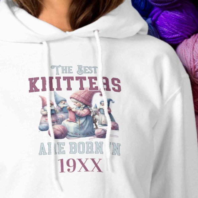 Personalised Birth Year Shirt for Knitting Lover (Creator Uploaded)