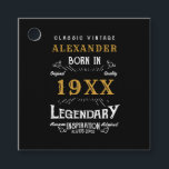 Personalised Birthday Add Name Legendary Father Favour Tags<br><div class="desc">Vintage design any year "Original Quality Legendary Inspiration" favour tags for that special dad. Add the name and year as desired in the template fields creating a unique 40th, 50th, 60th or any birthday celebration item. Team this up with the matching gifts, party accessories, and clothing available in our store...</div>
