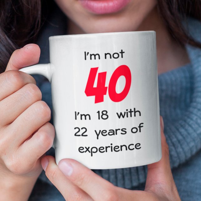 Personalised Birthday Age Coffee Mug (Creator Uploaded)