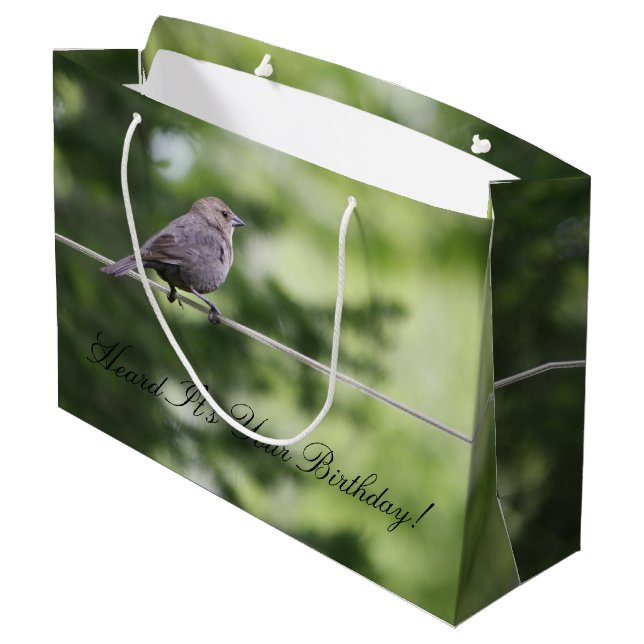 Personalised Birthday Bag (Back Angled)