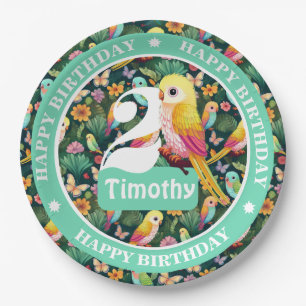 Personalised Birthday Balloon Paper Plate