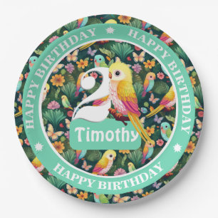 Personalised Birthday Balloon Paper Plate