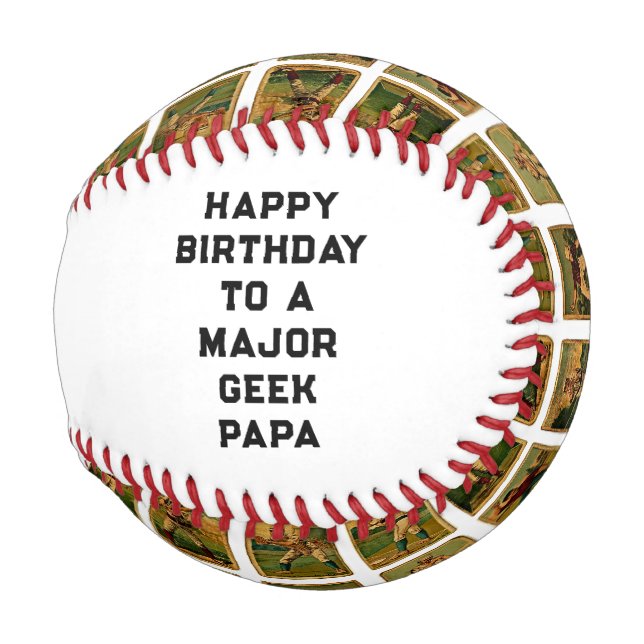 Personalised Birthday Baseball (Back Left)