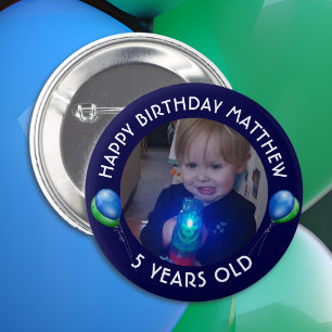 Personalised Birthday Boy Button