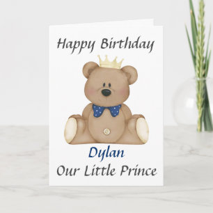 Personalised Birthday Card - Our Little Prince