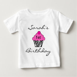 Personalised Birthday Cupcake T-shirt