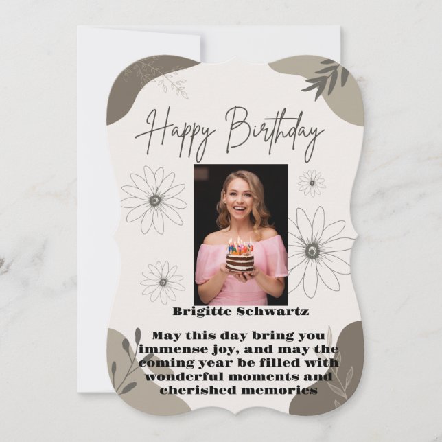 personalised birthday gift (Front)