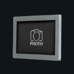 Personalised Birthday Gift Idea Upload Your Photo Belt Buckle<br><div class="desc">You can customise it with your photo,  logo or with your text.  You can place them as you like on the customisation page. Modern,  unique,  simple,  or personal,  it's your choice.</div>