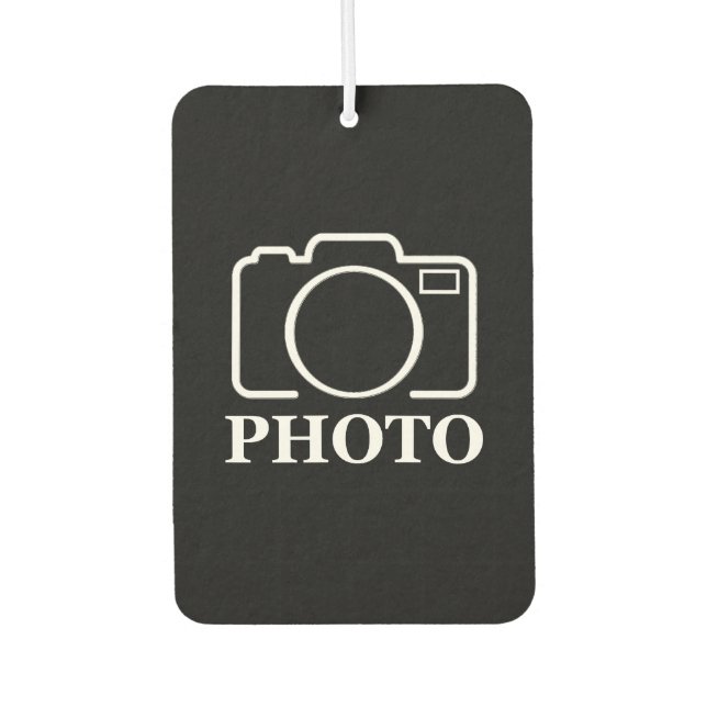 Personalised Birthday Gift Idea Upload Your Photo Car Air Freshener (Front)