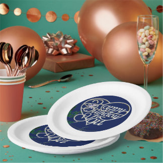 Personalised Birthday Gifts  Paper Plate