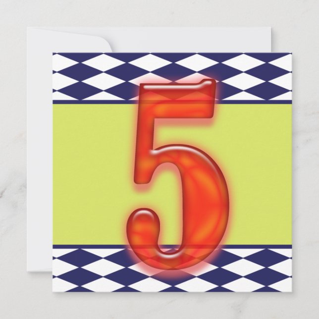 Personalised Birthday Invitation (Front)