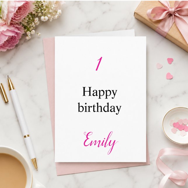 Personalised Birthday Name Celebration Card (Creator Uploaded)