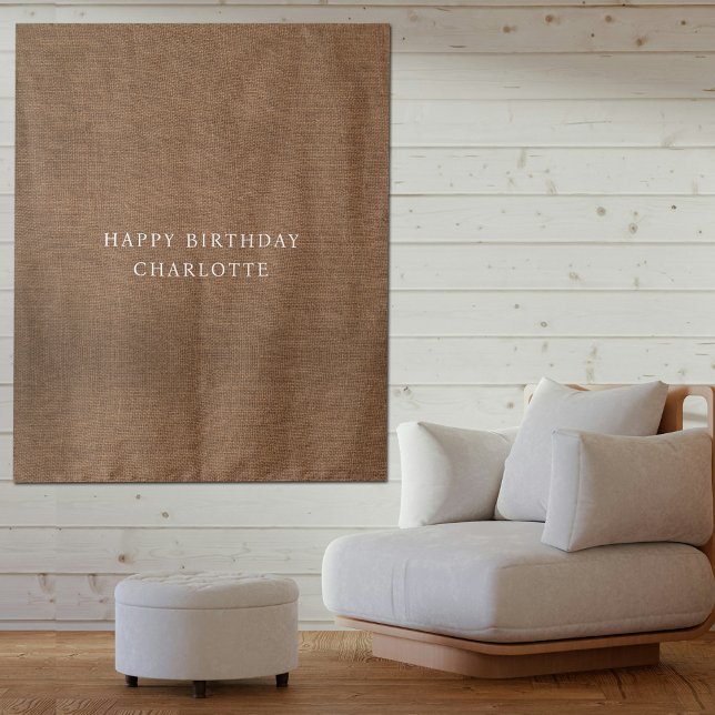 Personalised Birthday Name Flag Fabric Banner Tapestry (Personalized Birthday Name Flag Fabric Banner Tapestry)