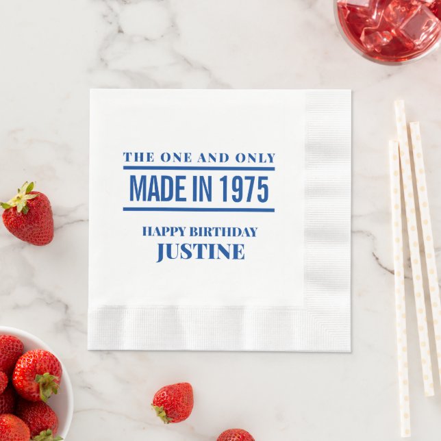 Personalised Birthday Napkins (Insitu)