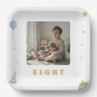 Personalised Birthday Napkins Age 8