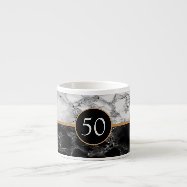 Personalised Birthday or Anniversary Espresso Cup (Front)