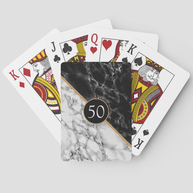 Personalised Birthday or Anniversary Playing Cards (Back)