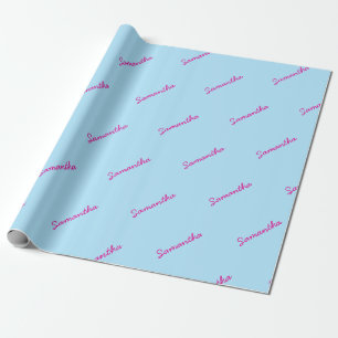 Personalised Birthday Party Name Wrapping Paper