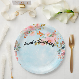 Personalised Birthday Party plate