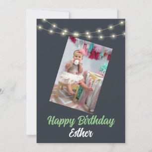Personalised Birthday Photo Card 