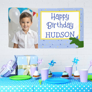Personalised "Birthday-Saurus" Dinosaur Birthday Banner