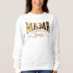 Personalised Bitcoin MAMA Coquette Sweatshirt