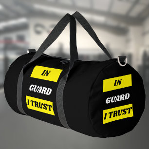 Personalised BJJ In Guard I Trust Jiu Jitsu Duffle Bag