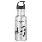 Personalised black and grey musical notes