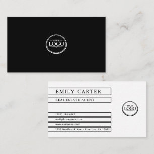 Personalised Black and White Business Card
