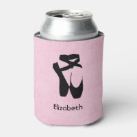 Personalised Black Ballet Shoes En Pointe