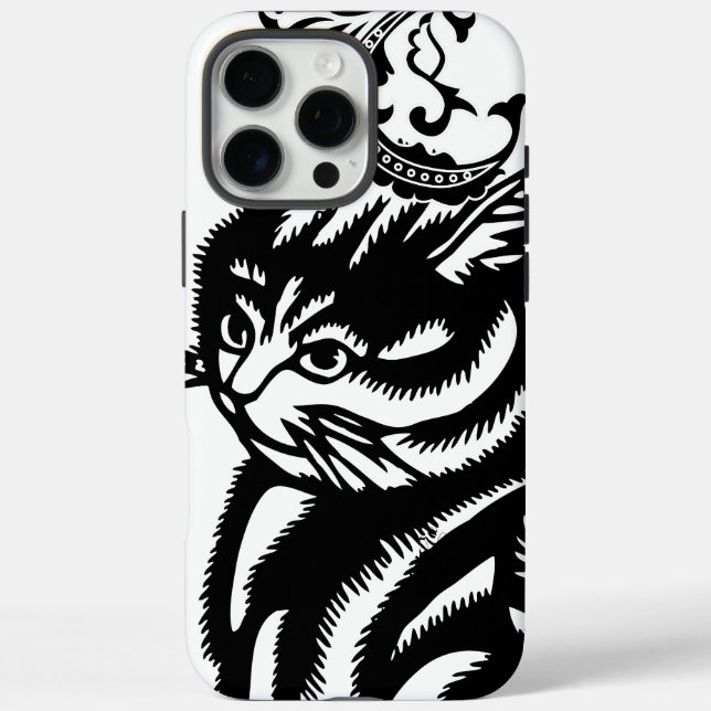 Personalised Black Cat  Case-Mate iPhone Case (Back)