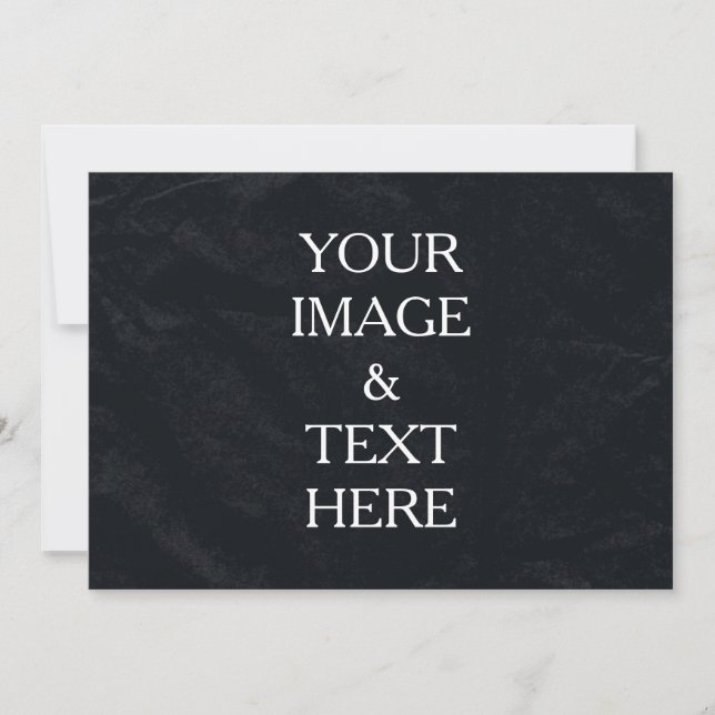Personalised Black Custom Your Own Photo (Front)