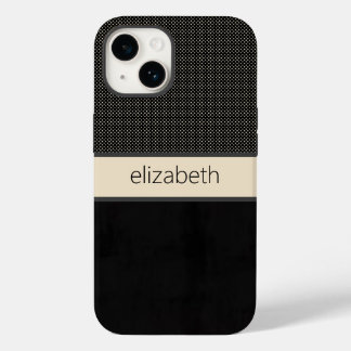 Personalised Black Dots Phone Case