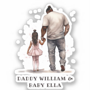 Personalised Black Father and Daughter (3)