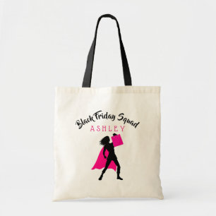 Personalised Black Friday Squad Tote Bag
