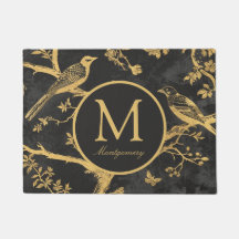 Personalised Black Gold Monogram