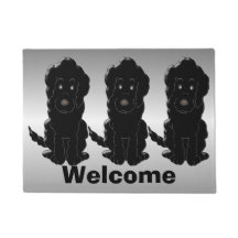 Personalised Black Goldendoodle Dog Design