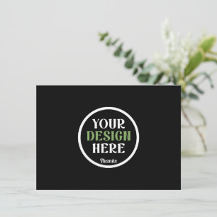 Personalised Black Logo QR Code Business Branding