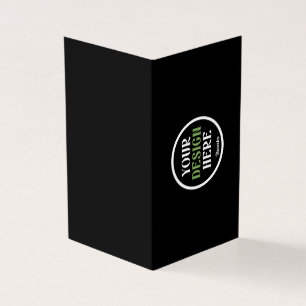 Personalised Black Logo QR Code Business Branding