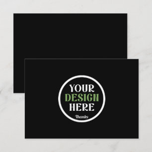 Personalised Black Logo QR Code Business Branding Announcement