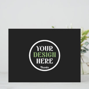 Personalised Black Logo QR Code Business Branding Announcement