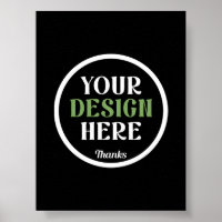 Personalised Black Logo QR Code Business Branding